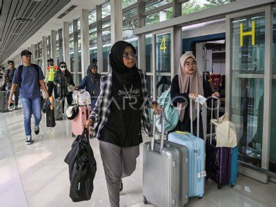 Arus Balik Di Bandara Soekarno Hatta ANTARA Foto