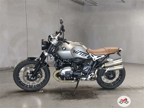 Купить б у BMW R Nine T Scrambler инжектор 6 передач в Москве серый naked bike 2018 года на