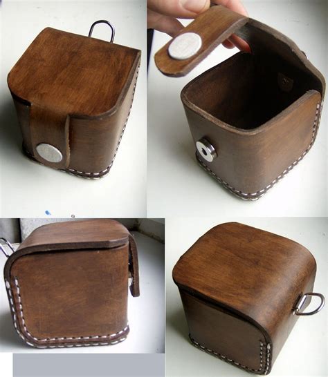 Leather Box My Work Handmade Leather Work Diy Leather Bag Tooled