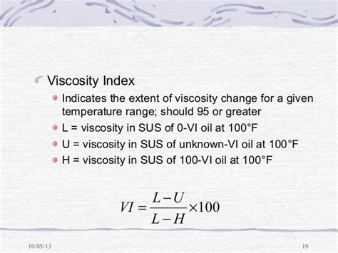 Viscosity Index Calculator Jafplans