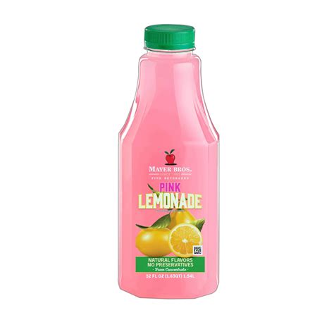 Mayer Bros Pink Lemonade 52 Oz Bjs Wholesale Club