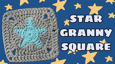 Crochet Star Granny Square Crochet Tutorial YouTube