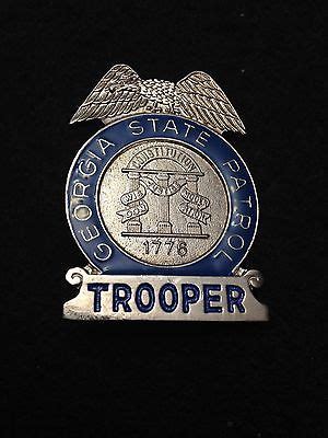 REPLICA Badge Georgia State Patrol Trooper -- Antique Price Guide ...