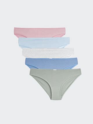 Plain Bikini Panties 5 Pack W3AA59Z8 GTG W3AA59Z8 GTG LC Waikiki