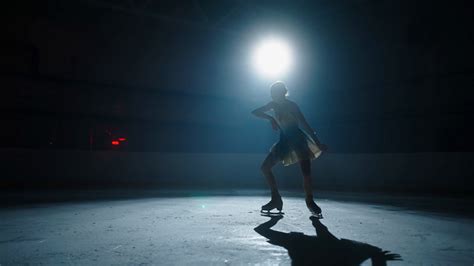 Silhouette Of Graceful Woman Skating Alone Stock Footage Sbv 348657795 Storyblocks