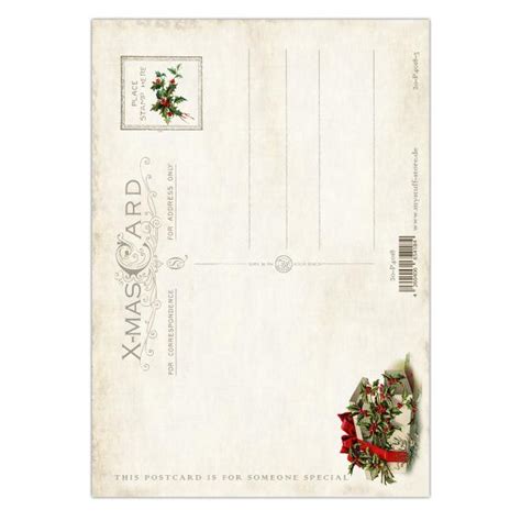 Postkarte Vintage Christmas No X Cm Gru Kartenwerk