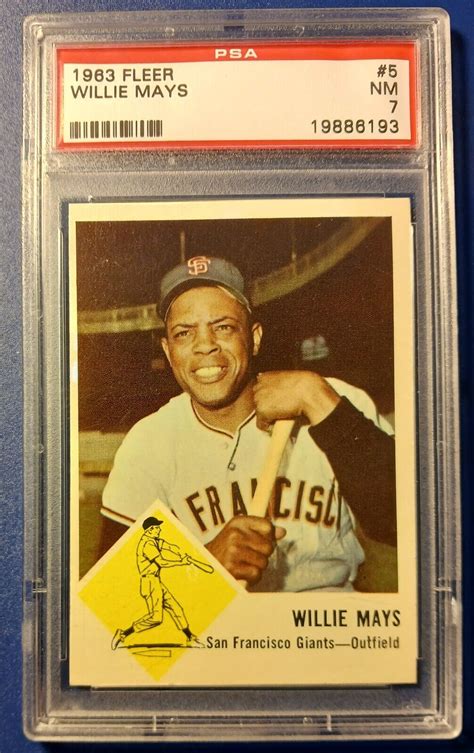 Willie Mays 1963 Fleer 5 Base Price Guide Sports Card Investor