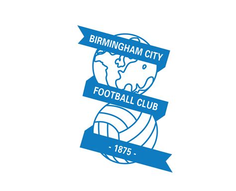 Birmingham City FC Club Symbol Logo Premier League Football Abstract