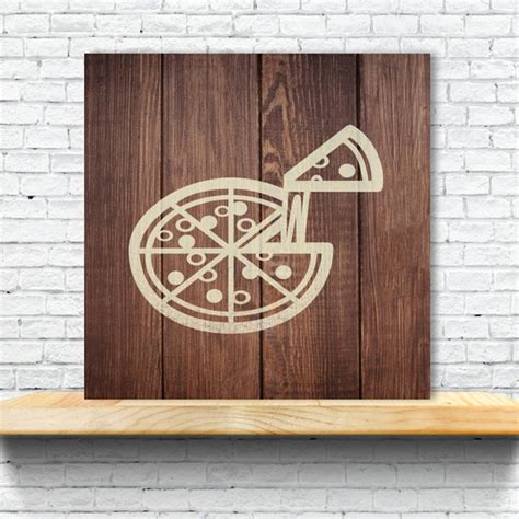 Pizza Slice Stencils Etsy