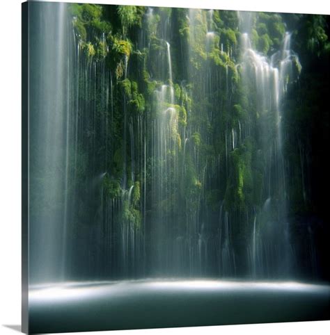 Holga Image Of Mossbrae Falls In Northern California On July Afternoon