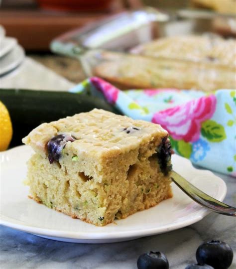 Blueberry Lemon Zucchini Cake