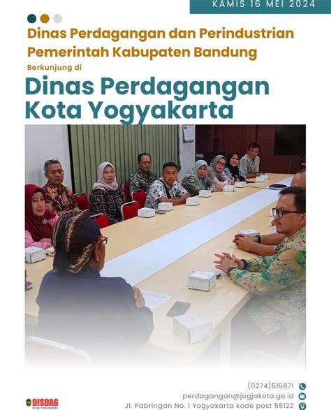 Dinas Perdagangan Dinas Perdagangan Dan Perindustrian Pemerintah Kabupaten Bandung Berkunjung