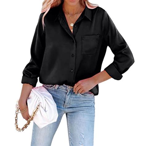 I Tested The Versatile Elegance Of The Black Silk Button Down Shirt And