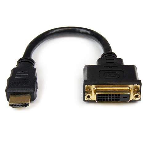 Startech Hddvimf In Adaptador Hdmi A Dvi Dvi D Hembra Hdmi Macho