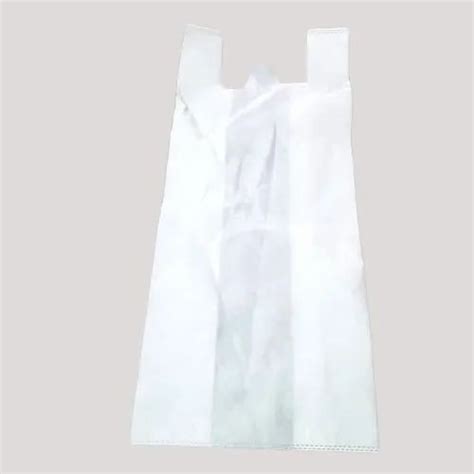 Plain White W Cut Non Woven Carry Bag For Shopping Grocery Capacity