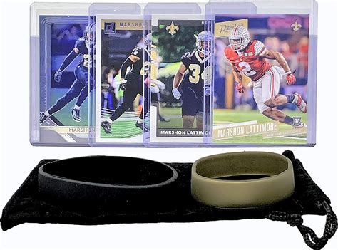 Amazon.com: Marshon Lattimore Football Cards (4) Assorted Bundle - New ...