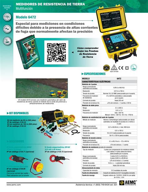 Pdf Medidores De Resistencia De Tierra Multifunci N Pdf Fileprueba