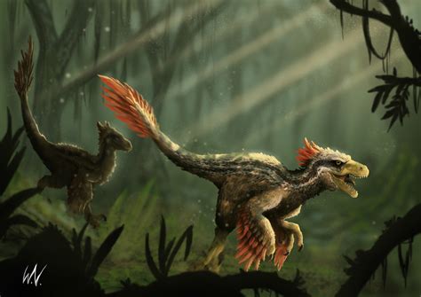 ArtStation - Feathered Raptors