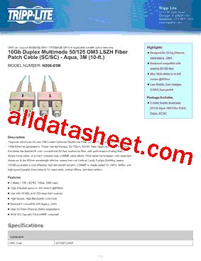 N M Datasheet Pdf Tripp Lite All Rights Reserved