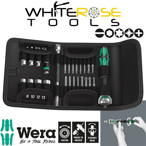 Wera Zyklop Speed Ratchet Socket Screwdriver Bit Set 14 26pc