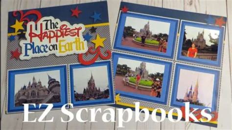 Lots of Disney Vacation Scrapbook Layouts, Ideas and Freebies! – Scrap Booking