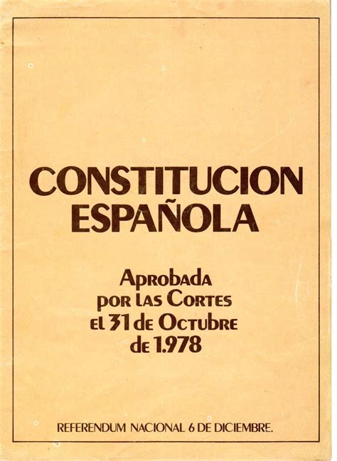 Un breve análisis ideológico de la Constitución democrática de 1978