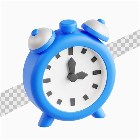 Premium PSD Alarm Icon 3d Render Illustration