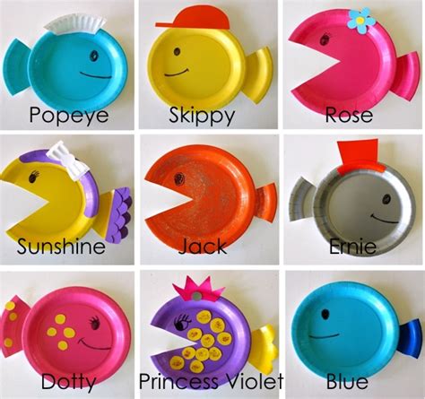 paper plate fish - MADE EVERYDAY