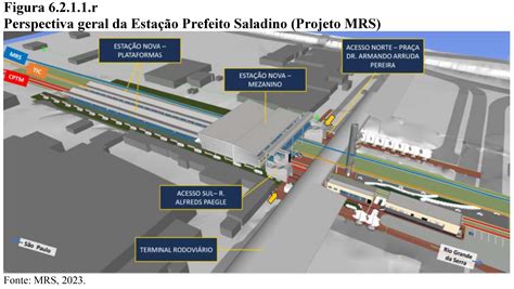 Estação Prefeito Saladino será totalmente reconstruída pela MRS Metrô