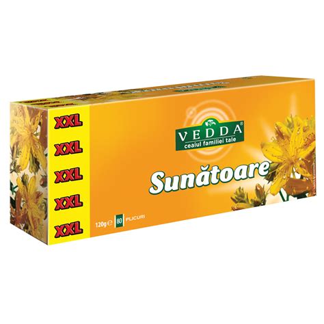 Ceai De Sunatoare 80 Plicuri Vedda Dr Max Farmacie