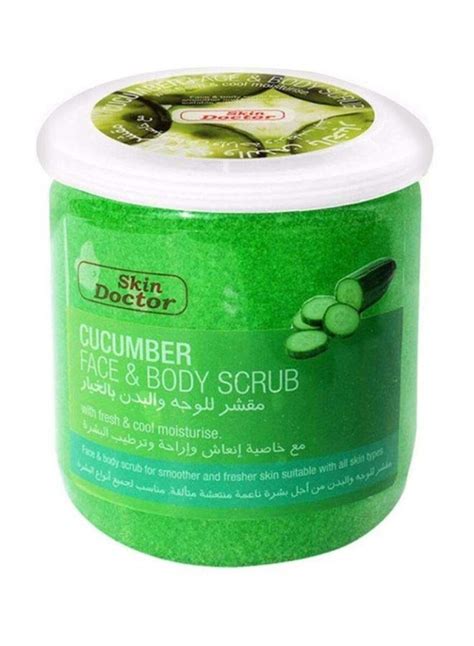 Skin Doctor Cucumber Face And Body Scrub 500ml Sharjah Co Operative Society