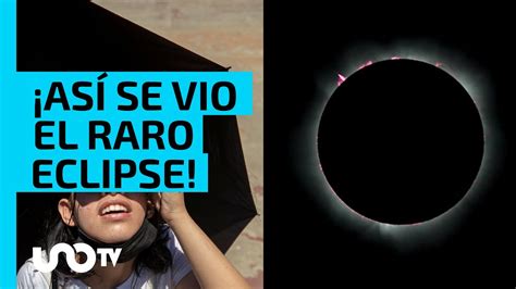 Las mejores imágenes del eclipse solar híbrido 2023 YouTube