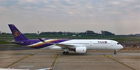 First Of Two New Airbus A350s For Thai Airways Spotted With Livery