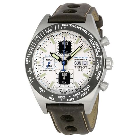 Tissot PRS 516 Chronograph Automatic White Dial Men S Watch T91 1 417