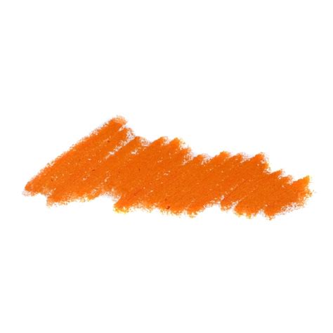 Premium Photo Abstract Crayon On White Background Orange Crayon