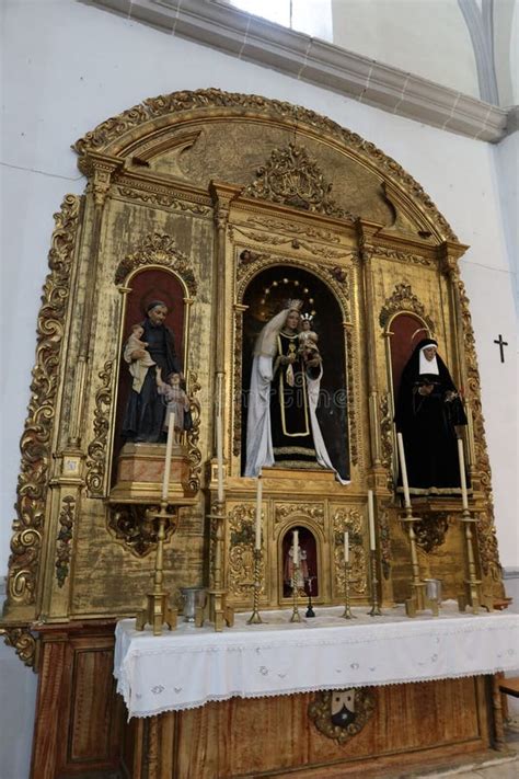 One Of The Side Altars Of Divino Salvador Church In The Andalusian