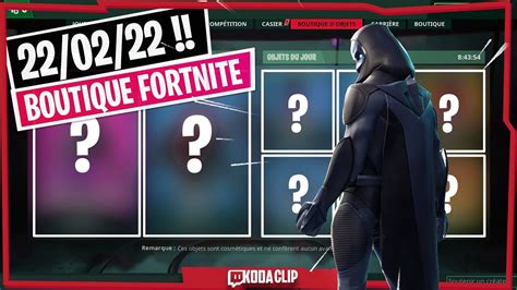 🌐 Boutique Fortnite Du 22 Février 2022 Youtube