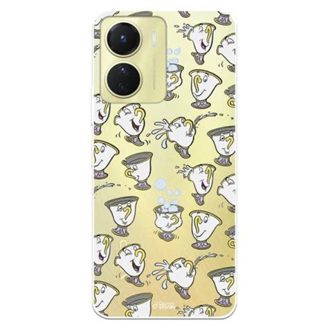 Funda Para Vivo Y Oficial De Disney Chip Potts Siluetas La Bella Y