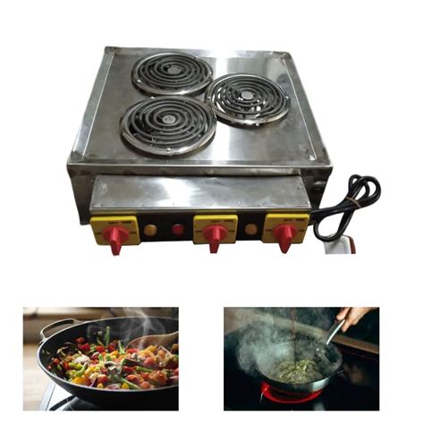 Commercial SS Body Hot Plate Watts With Heating Coils Of KW