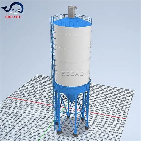 Sdcad Hopper Fly Ash Level Indicator Storage Silo Horizontal Mobile