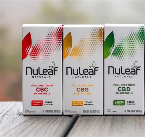 Nuleaf Naturals Cbg Softgels Full Spectrum Miracle Leaf