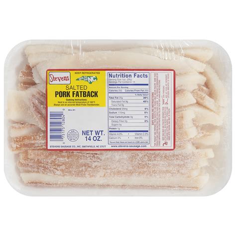 Stevens Salted Pork Fatback Oz Delivery Or Pickup Near Me Instacart