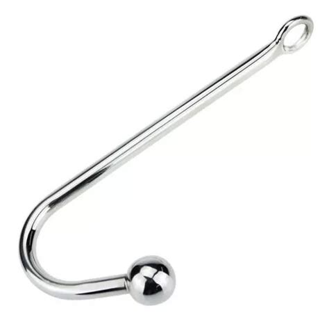 Plug Anal Tipo Gancho O Anal Hook Sexual Inoxidable Meses sin interés