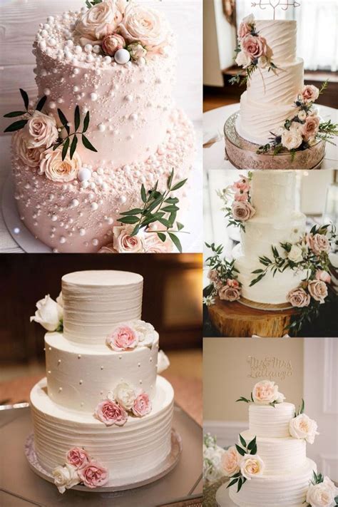 Top Simple Pink Wedding Cakes For Spring Summer Weddings Pink