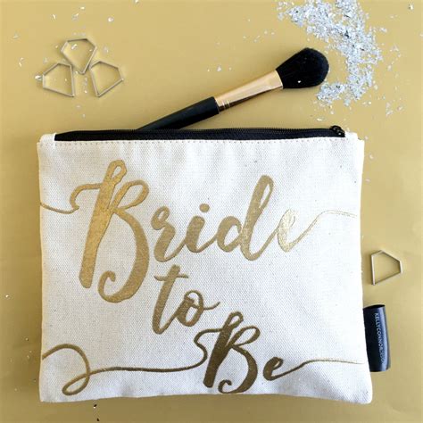 Wedding Bag Bride To Be Makeup Bag Bride Cosmetic Bag Etsy Uk