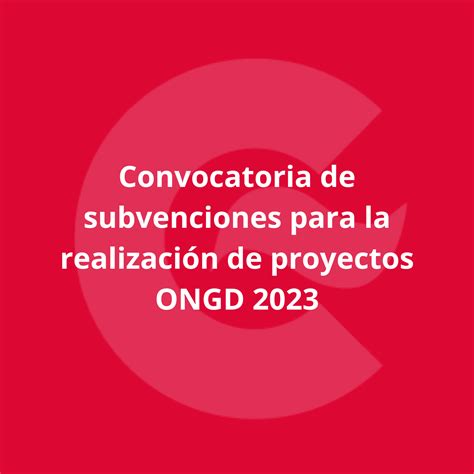 Aecid Ecuador Convocatoria De Subvenciones Para La Realizaci N De