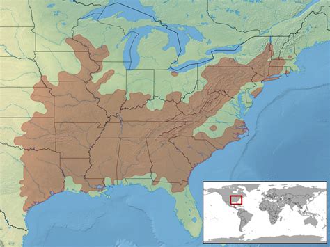 Range of the Timber Rattlesnake : MapPorn