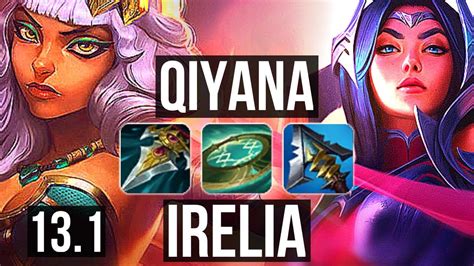 QIYANA Vs IRELIA MID Rank 2 Qiyana 7 Solo Kills 1100 Games EUW