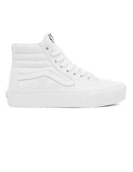 Zapatilla Mujer Vans Sk8 Hi Plataforma Blanca