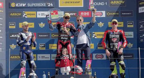 Civ Superbike Misano Gara Michele Pirro Domina Ancora